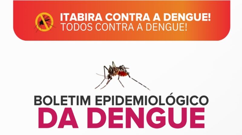 Boletim epidemiológico dengue Itabira