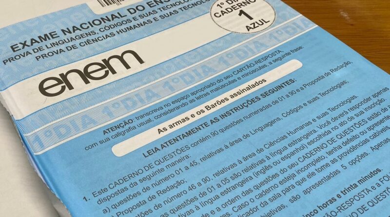 Estudantes do ensino médio da rede estadual têm até sexta-feira (6/6) para se inscrever no Enem 2025