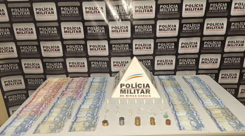 Santa Bárbara – Polícia Militar apreende drogas e dinheiro durante verificação de denúncia