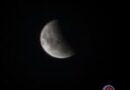 Veja como ficou a lua em Itabira durante o eclipse de ontem 27/08/2026