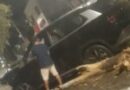BYD é abandonado após derrubar árvores na Avenida das Rosas, em Itabira